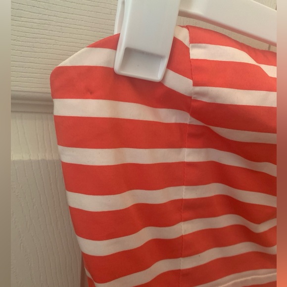 Gap coral/white strapless dress - Picture 3 of 6